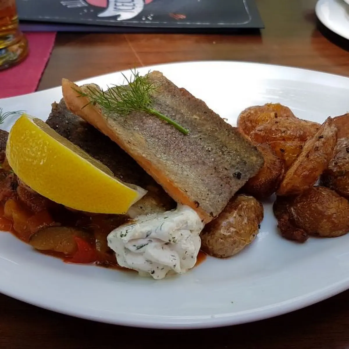 Pečený Pstruh S Ratatouille