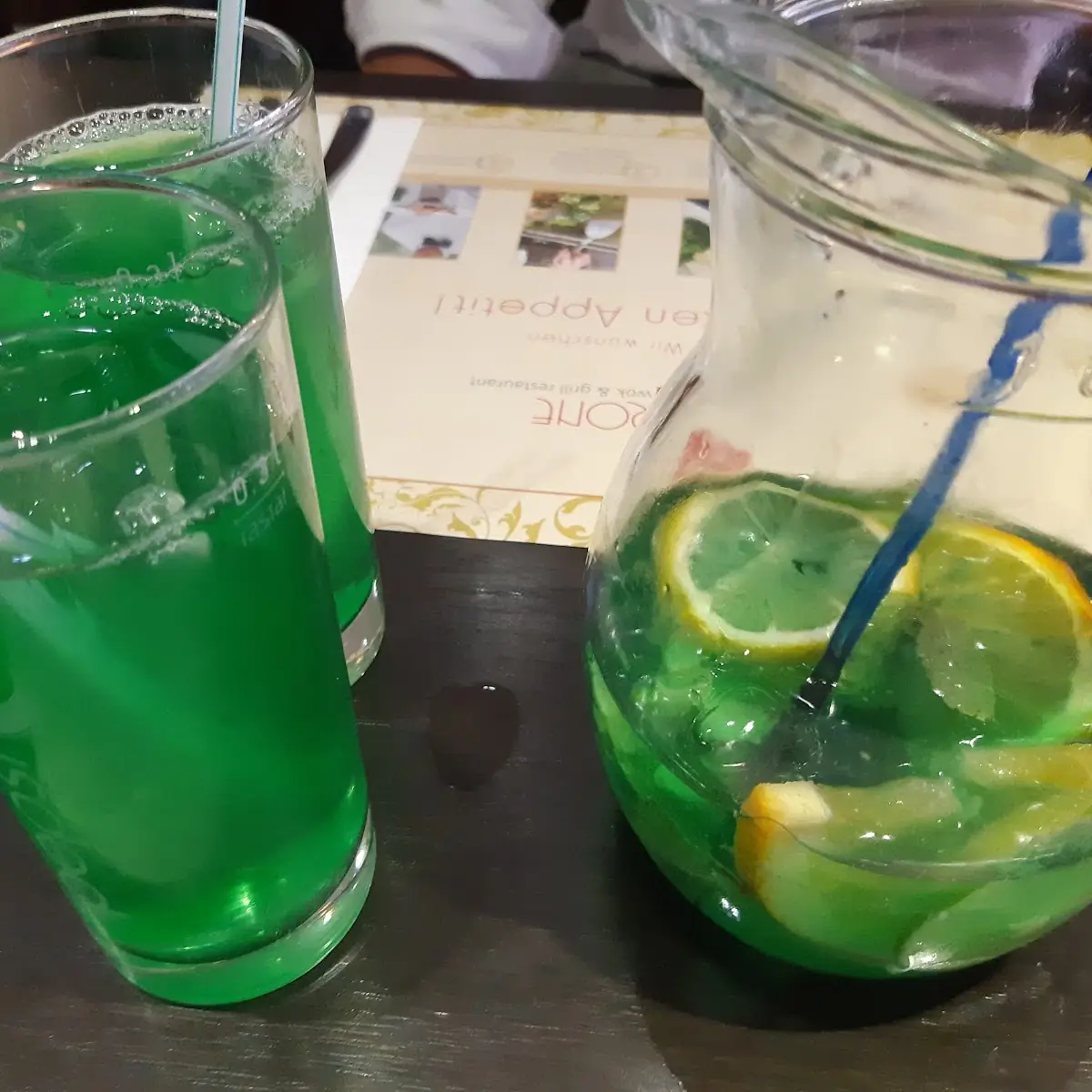 Limette Minze Wasser