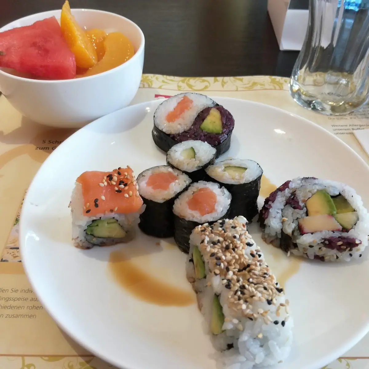 Sushi Mittagsbuffet