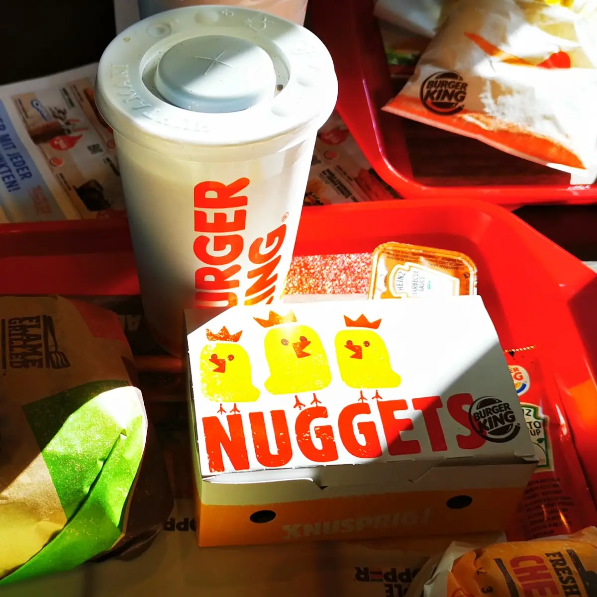 Nuggets Mit Pommes Frites Coca Cola Zero Double Whopper