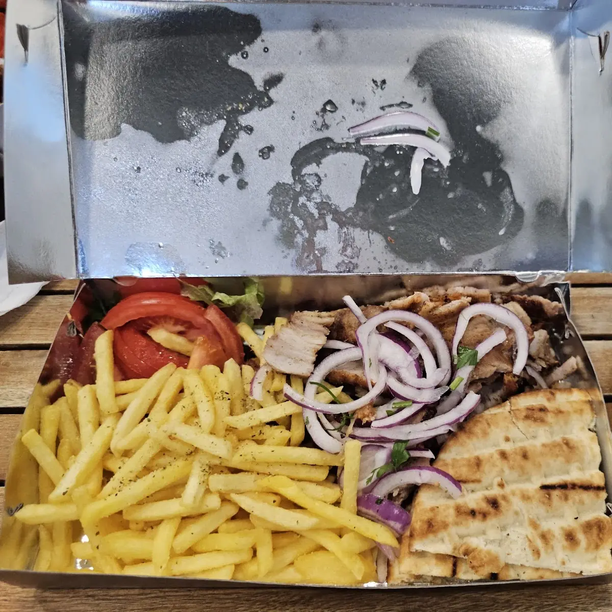 Pita Gyros vom Schwein