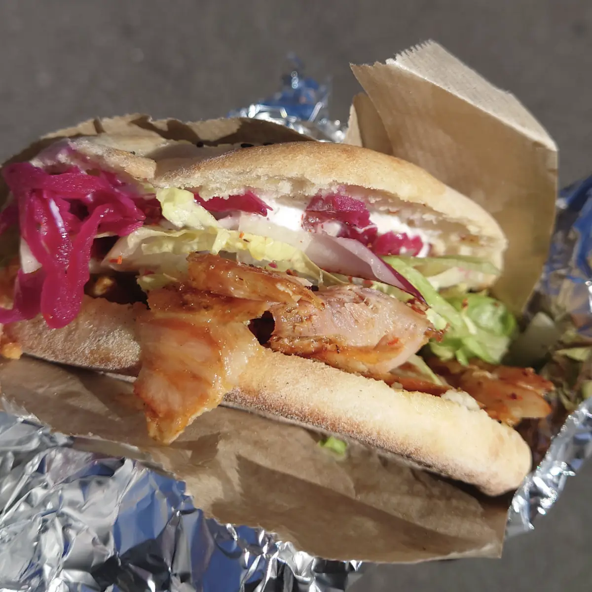 Hühner Kebab