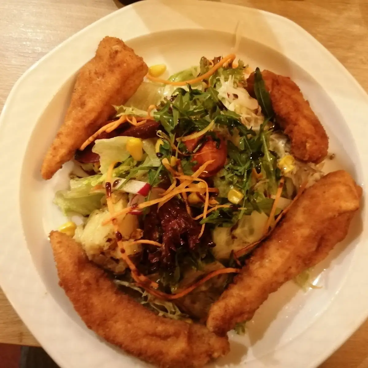 Backhendlsalat