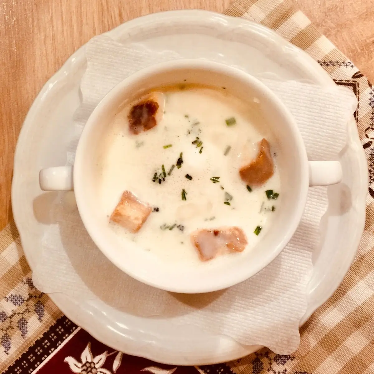 Knoblauchcremesuppe