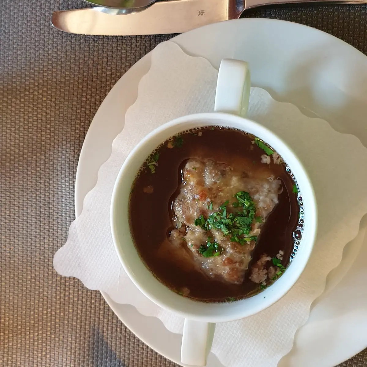 Fleischstrudelsuppe