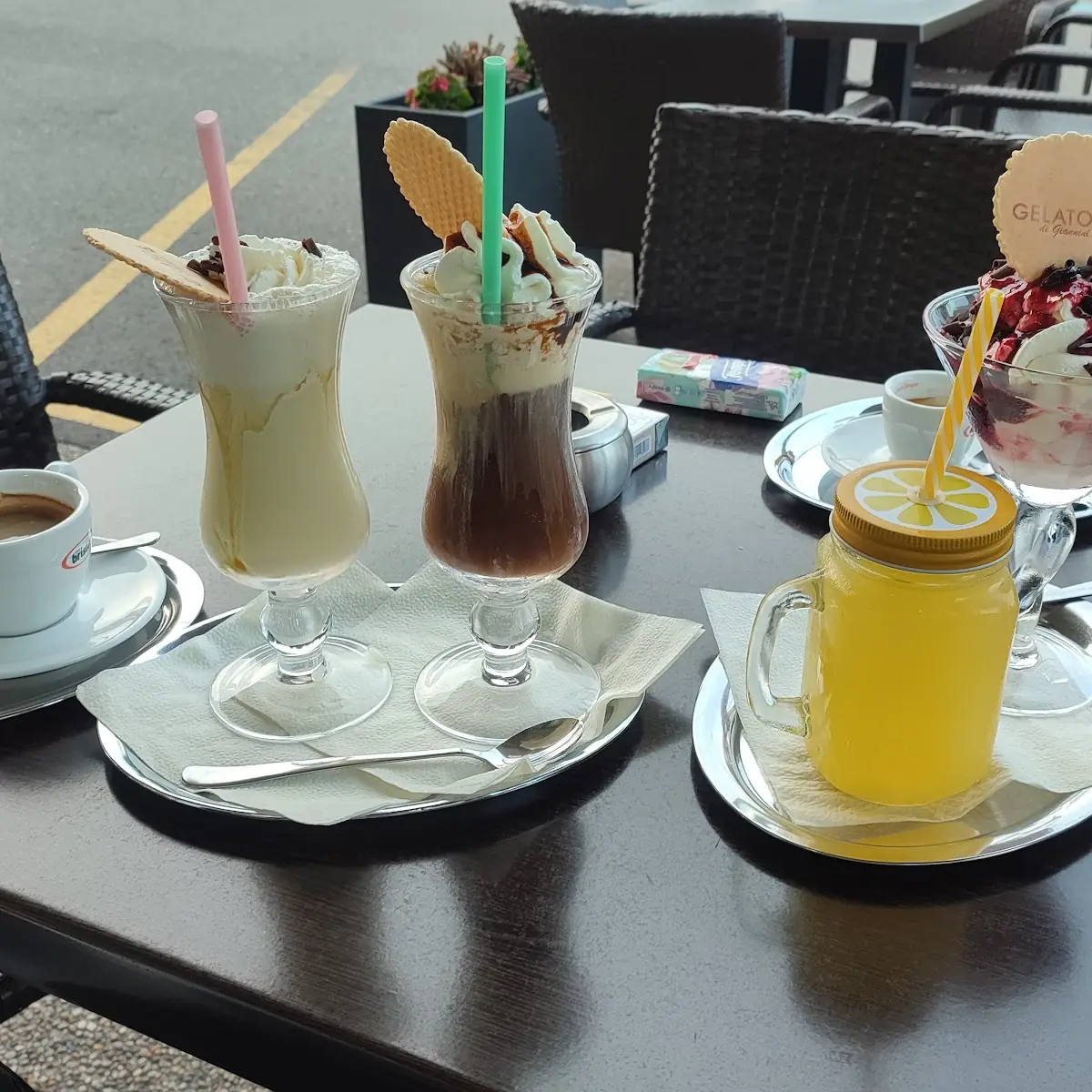 Eiskaffee Shake Limo Espresso Amarena