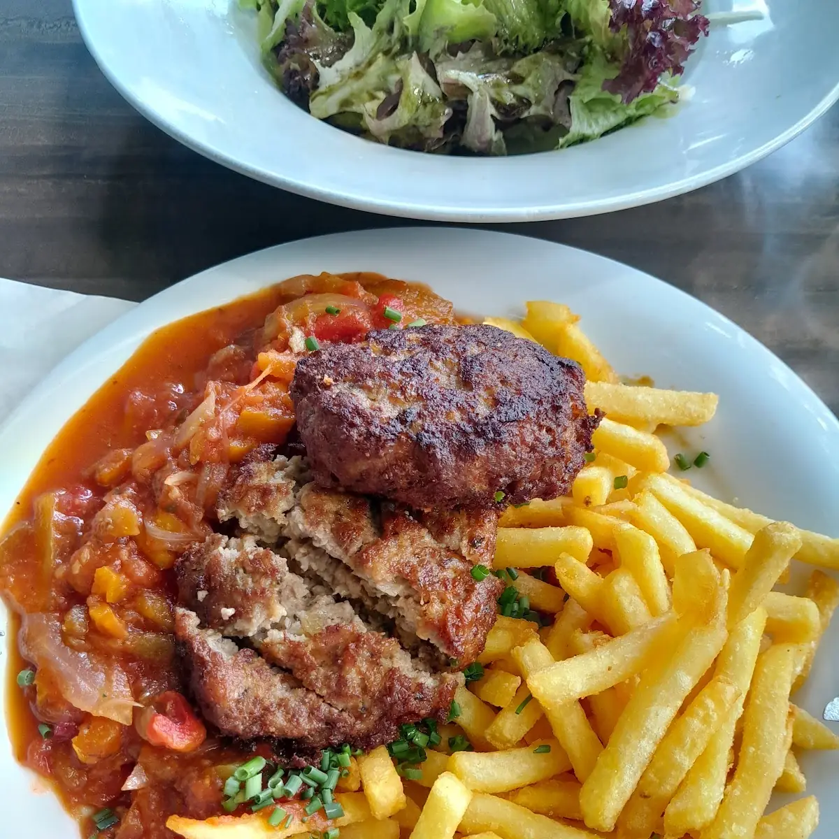 Zigeunerschnitzel An Letscho