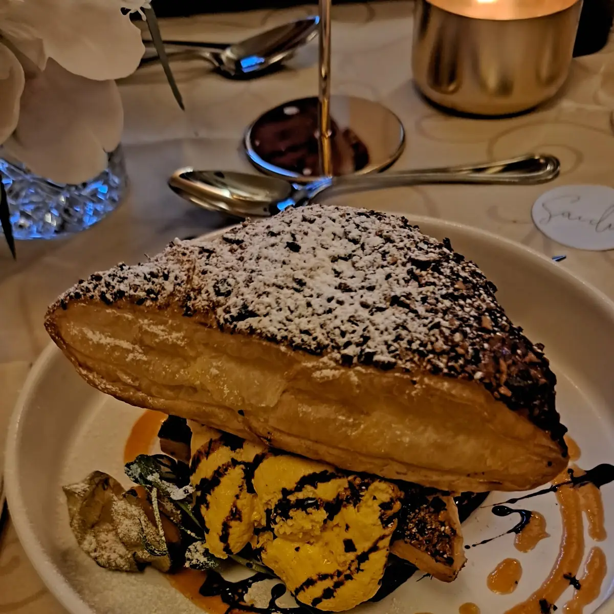 Ofenwarme Creme Schnitte