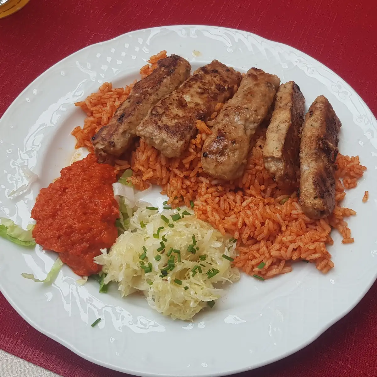 Cevapcici Menü