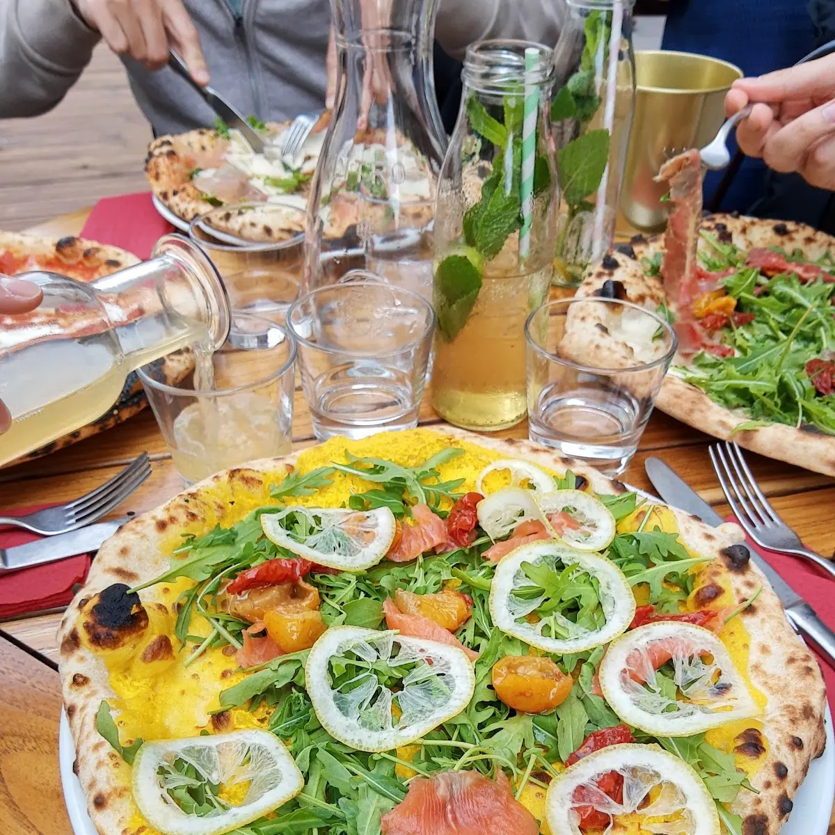 Pizza Mit Lachs