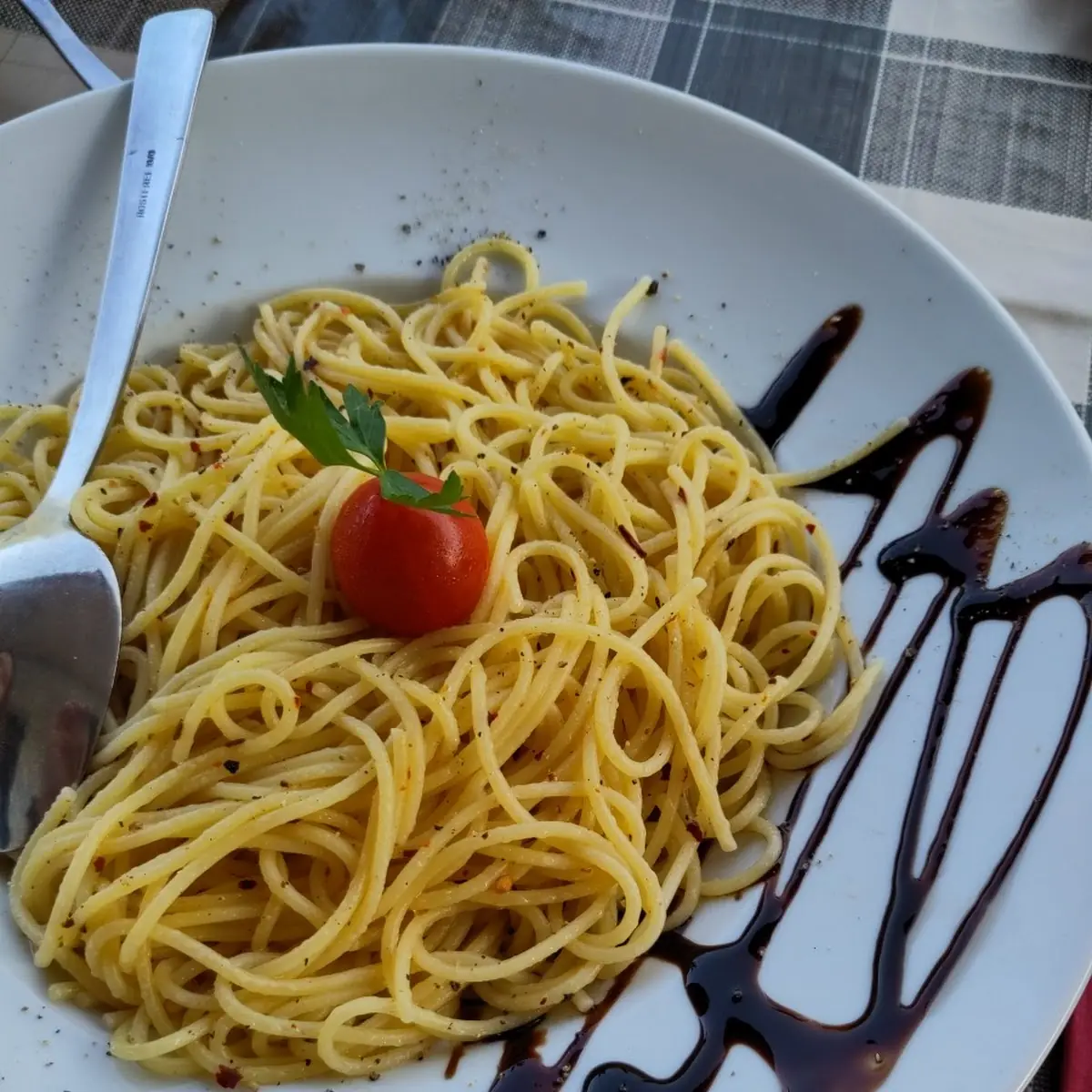 Knoblauch Spaghetti