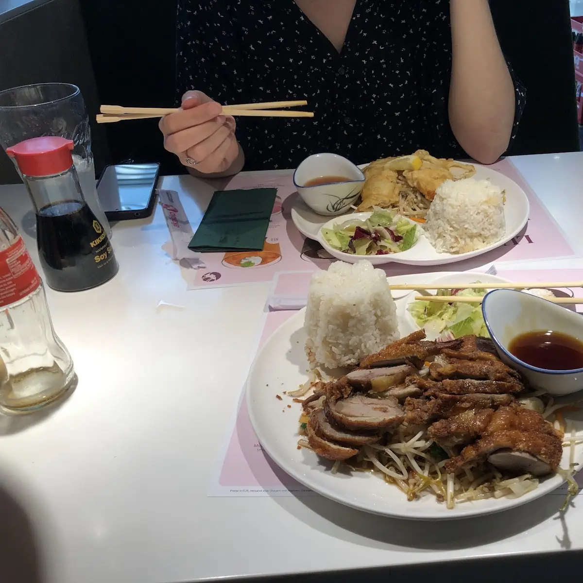 Lemon Chicken Und Ente Teriyaki