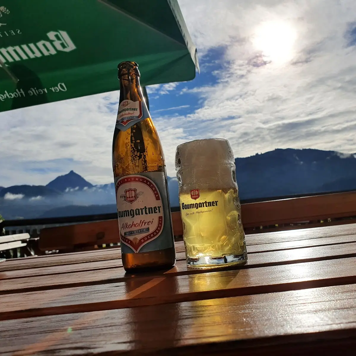 Baumgartner Zwickl Naturtrübes Bier Alkoholfrei
