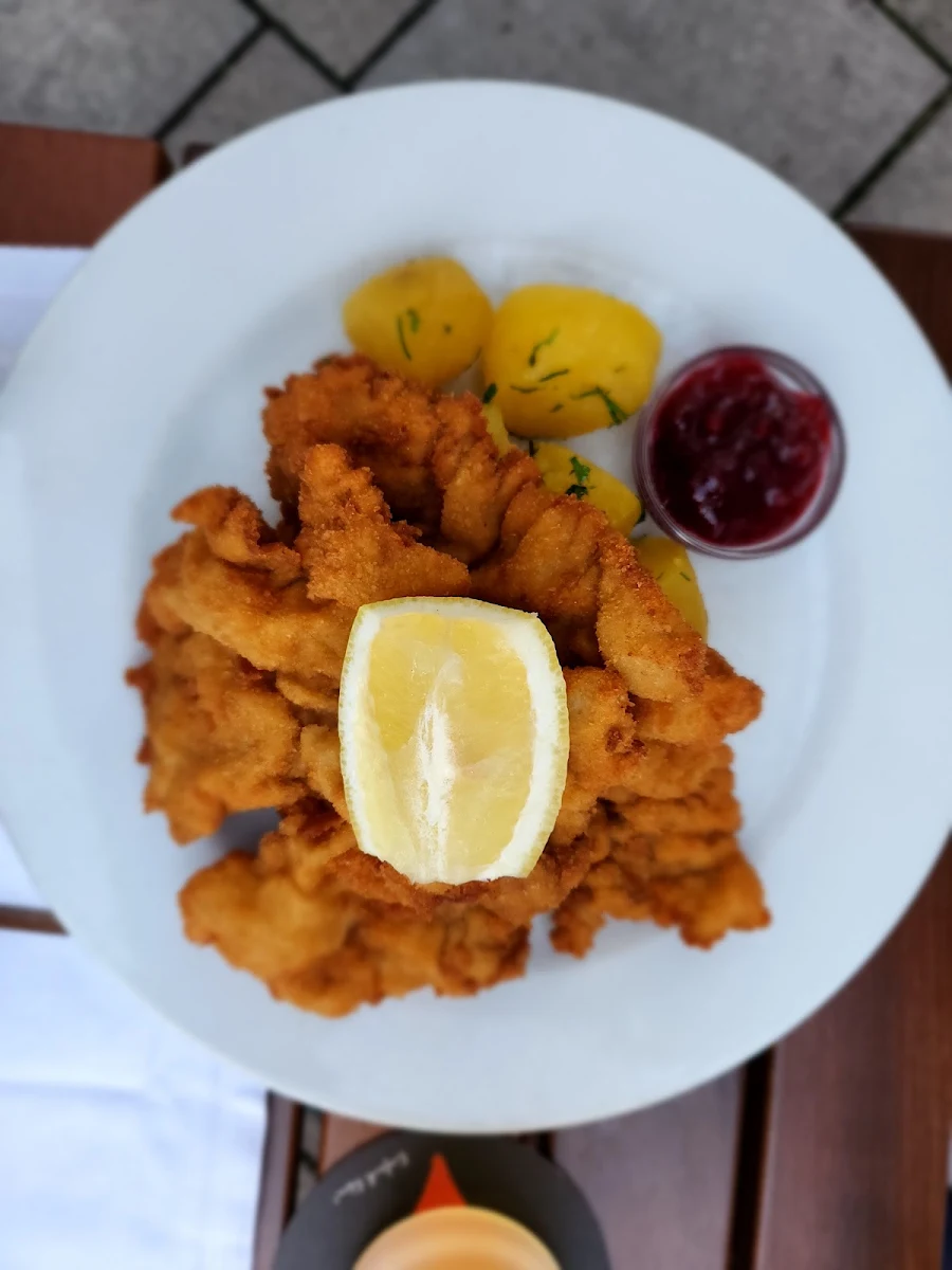 Das Wiener Schnitzel Aus Der Pfanne