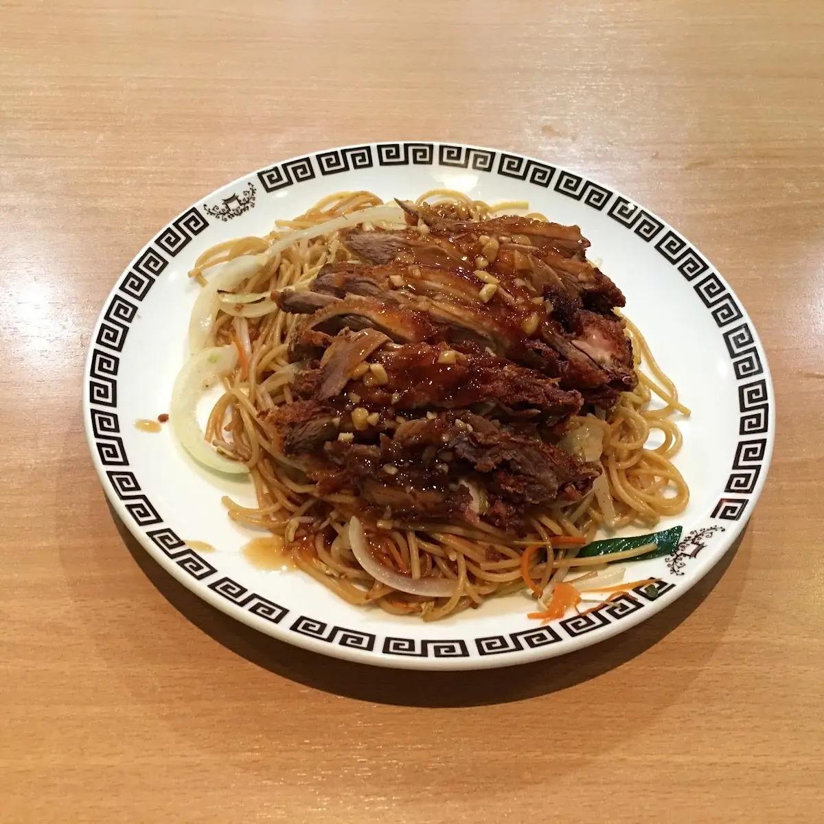 Fried Noodles with Crispy Duck