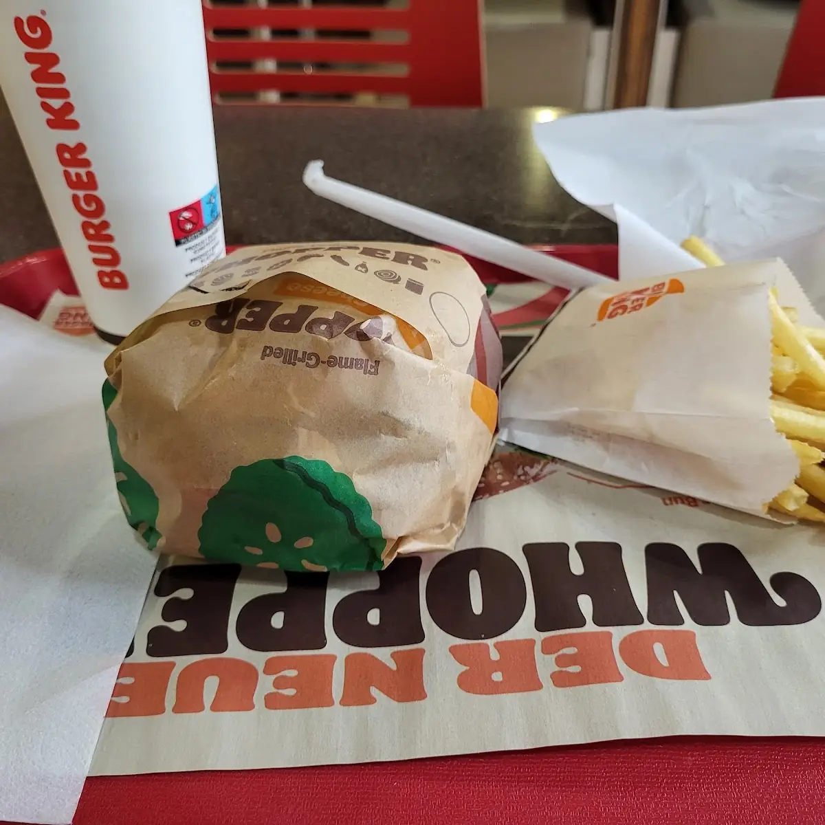 Double Whopper Menü