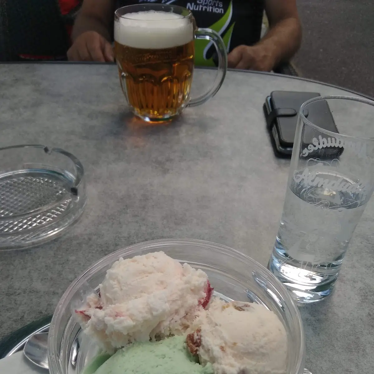 Gemischtes Eis Ohne Schlag