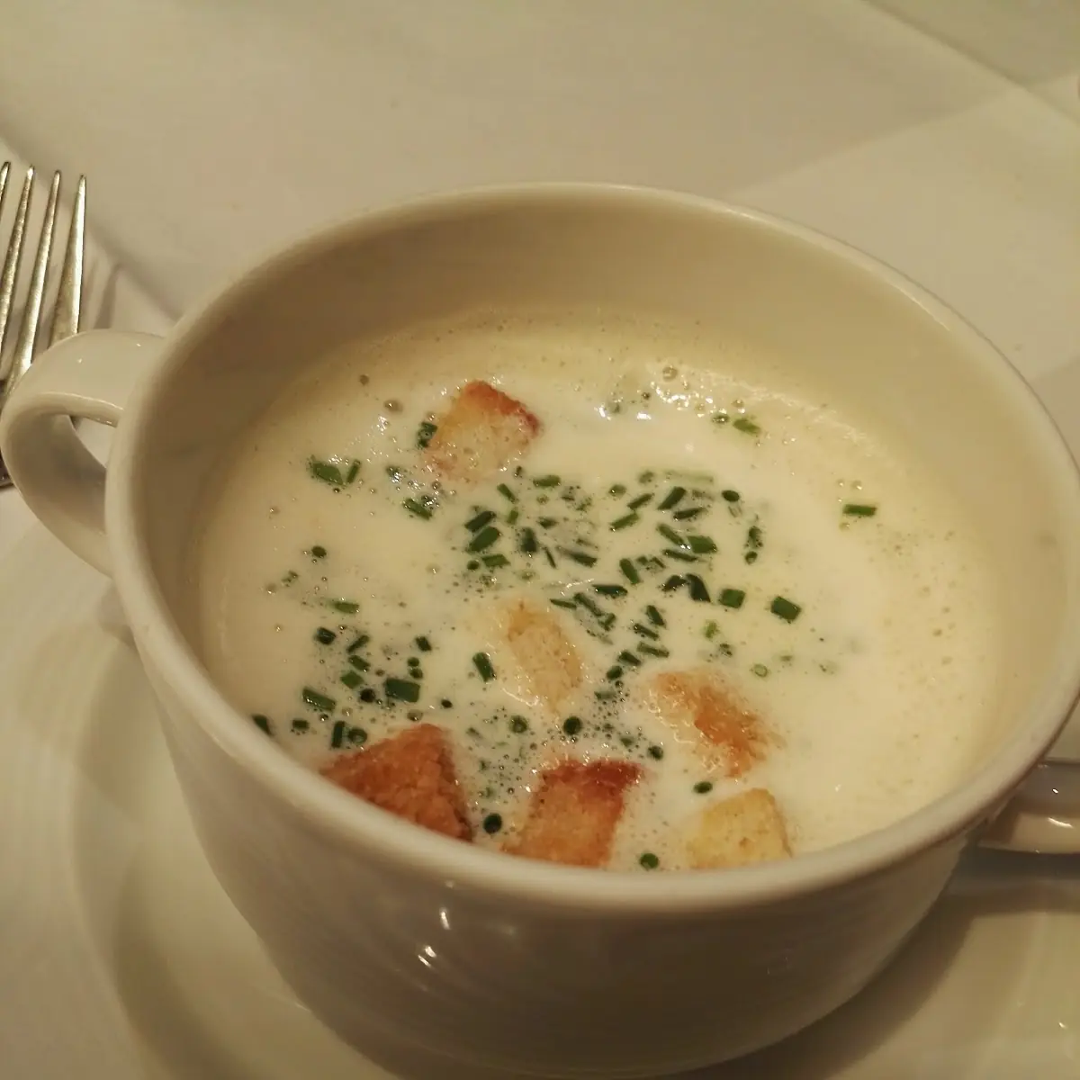 Knoblauchcremesuppe