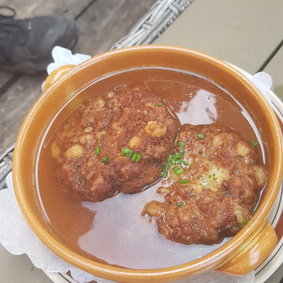 Kaspressknödelsuppe