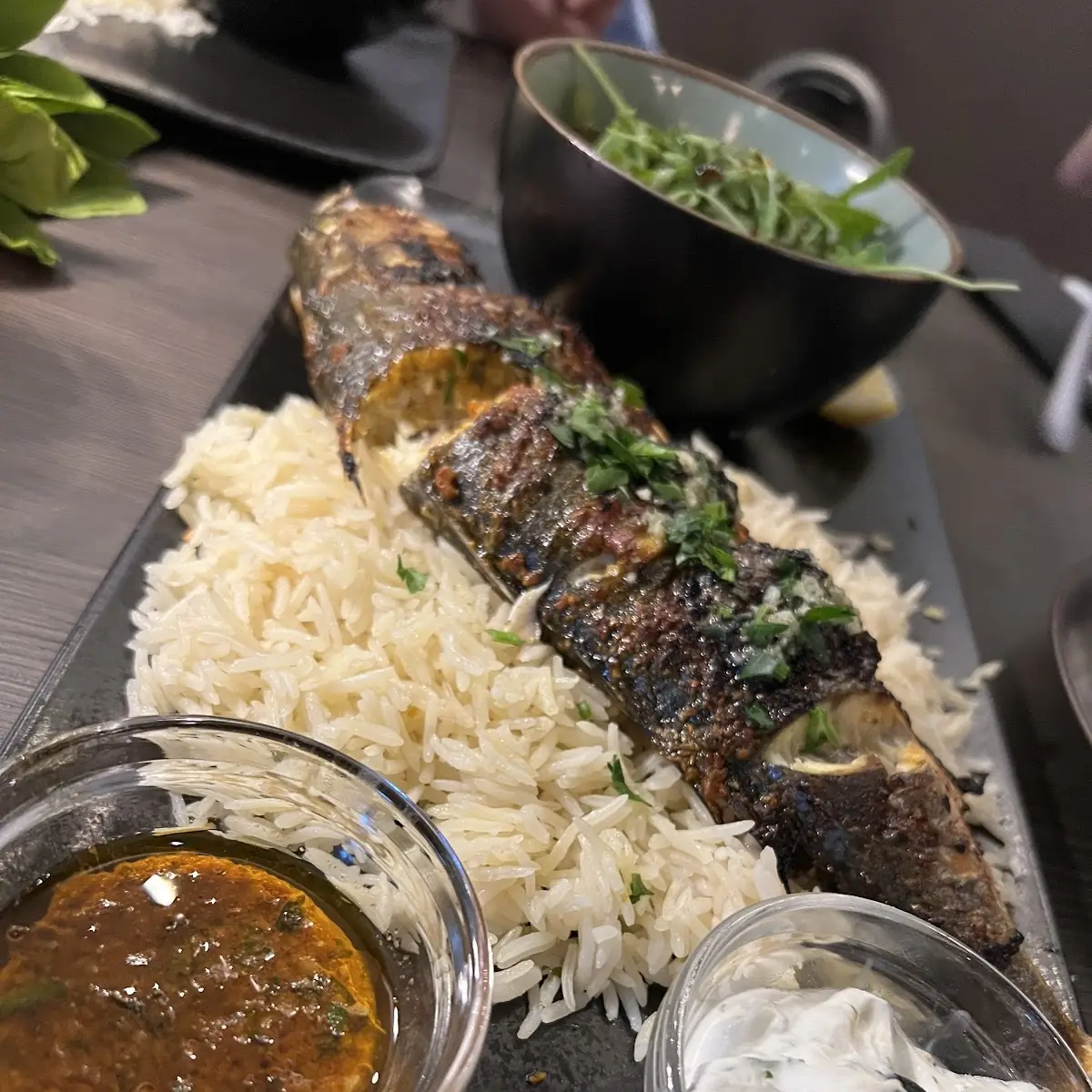 سمك مشوي اسمه سلطان ابراهيم