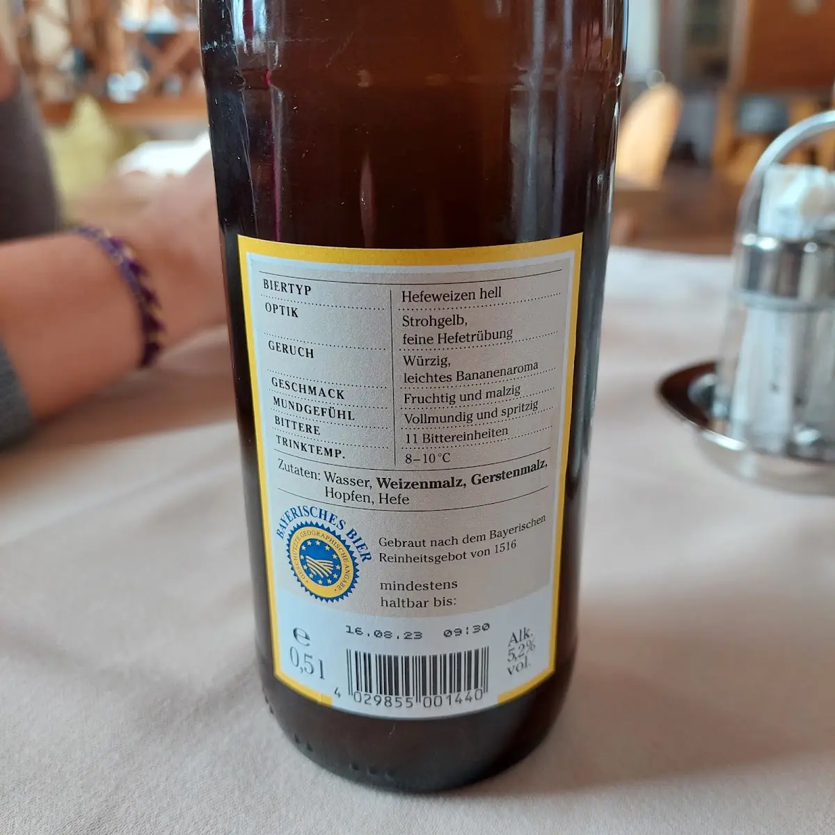 Weizenbier Mit Bananengeschmack