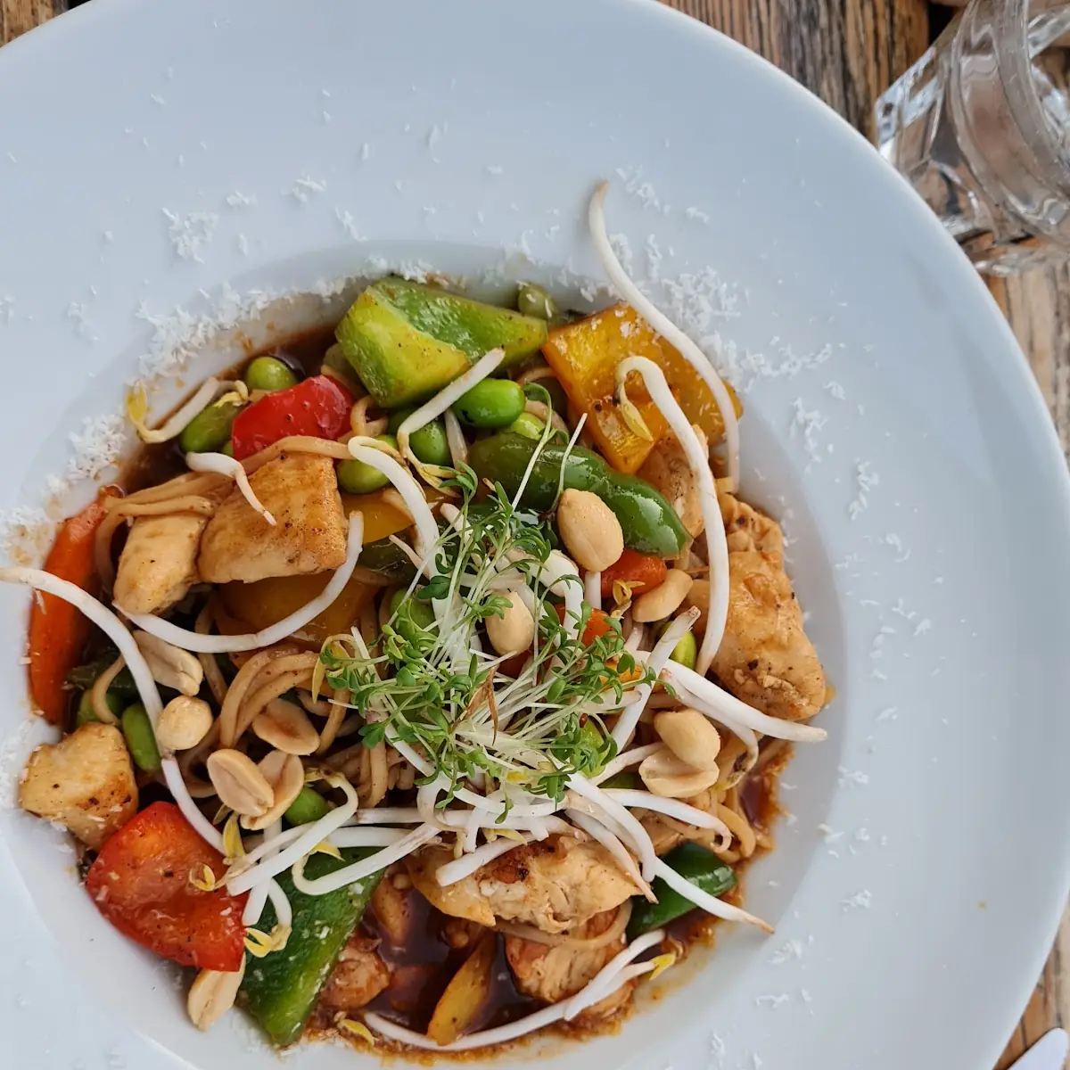 Noodles with Chicken and Sichuan