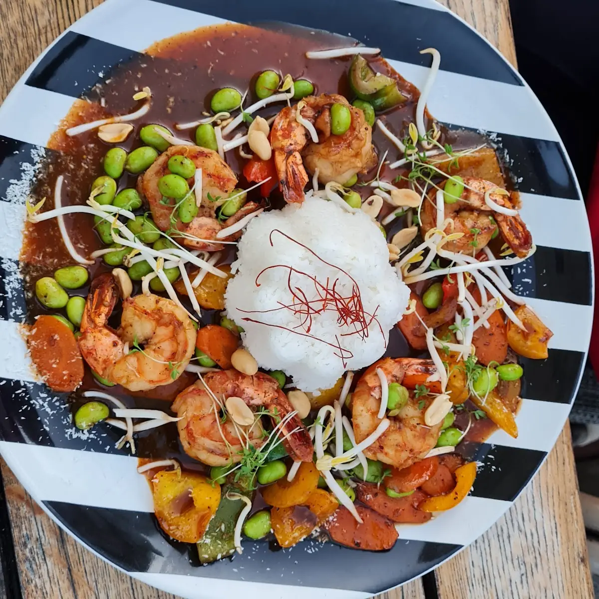 Rice with King Prawns