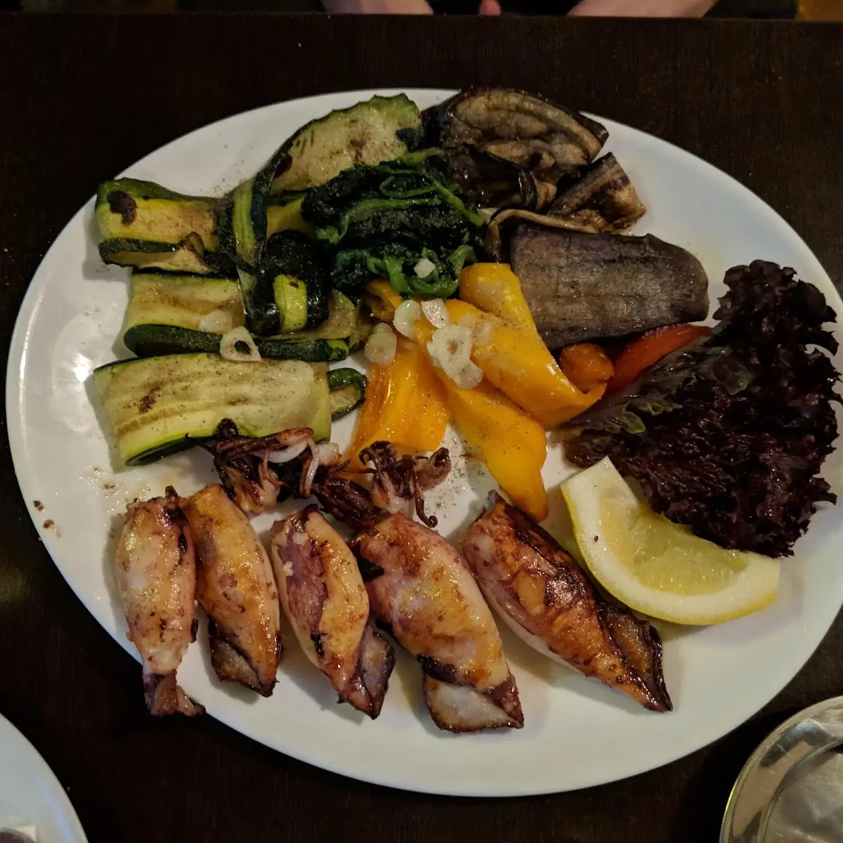 Gegrillte Calamari