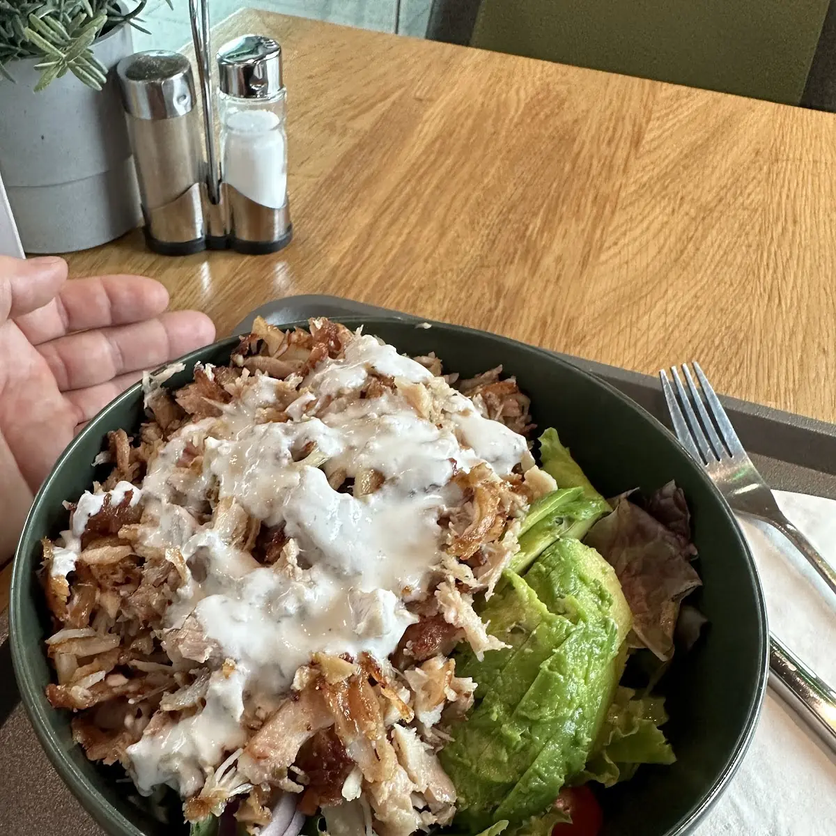 Gemischter Salat Mit Gegrilltem Hühnerfleisch