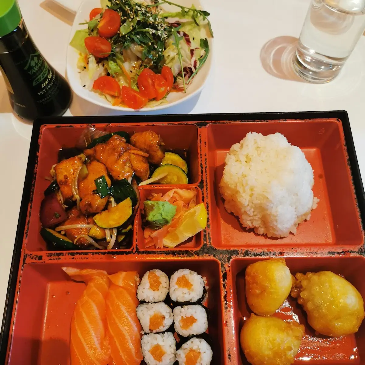 Knusprige Huhn Bento