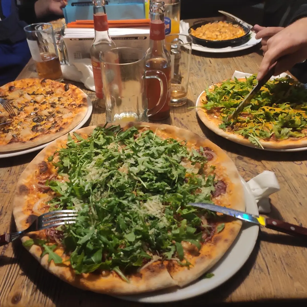 Pizza Mit Rucola
