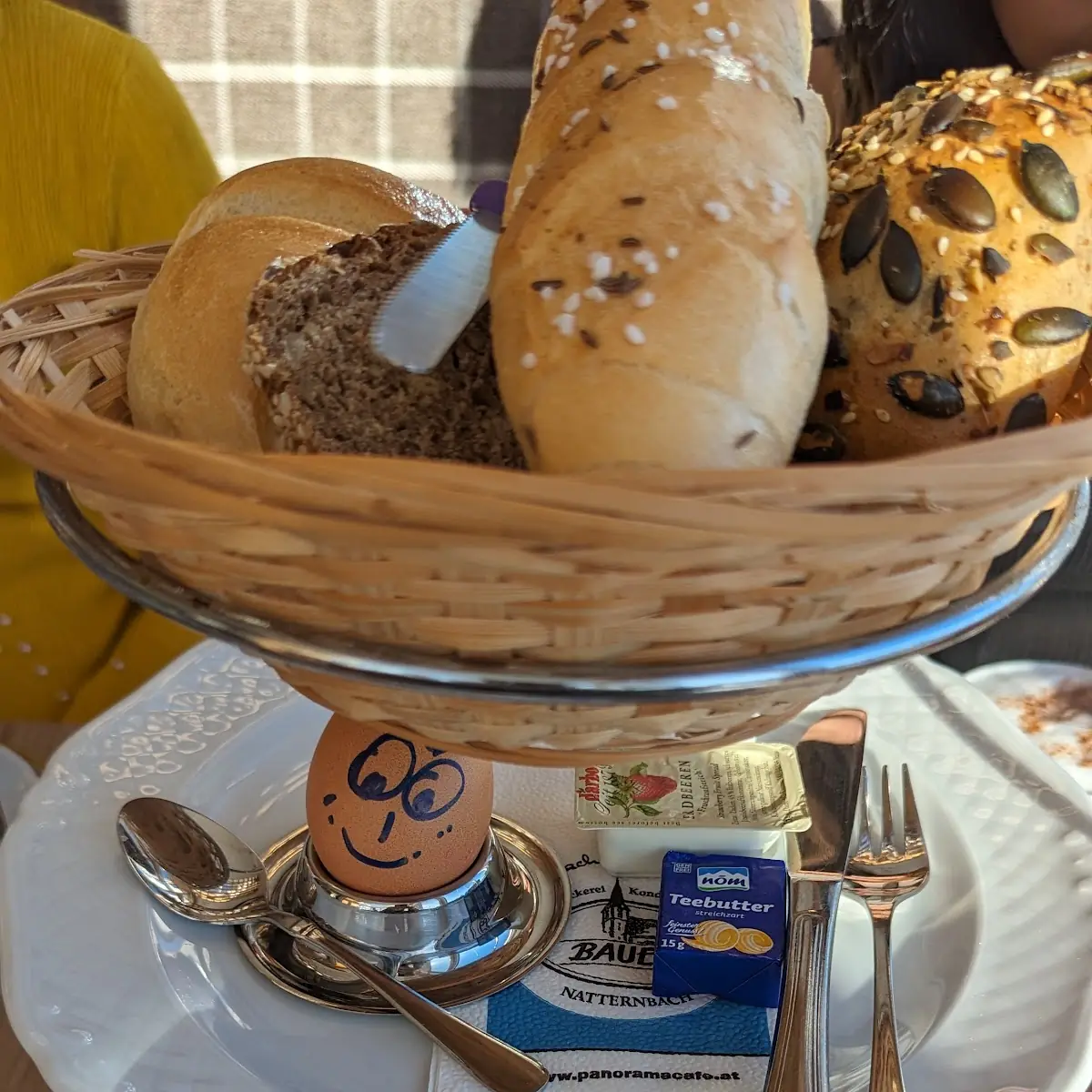 Bäckerfrühstück Mit Früstücksei