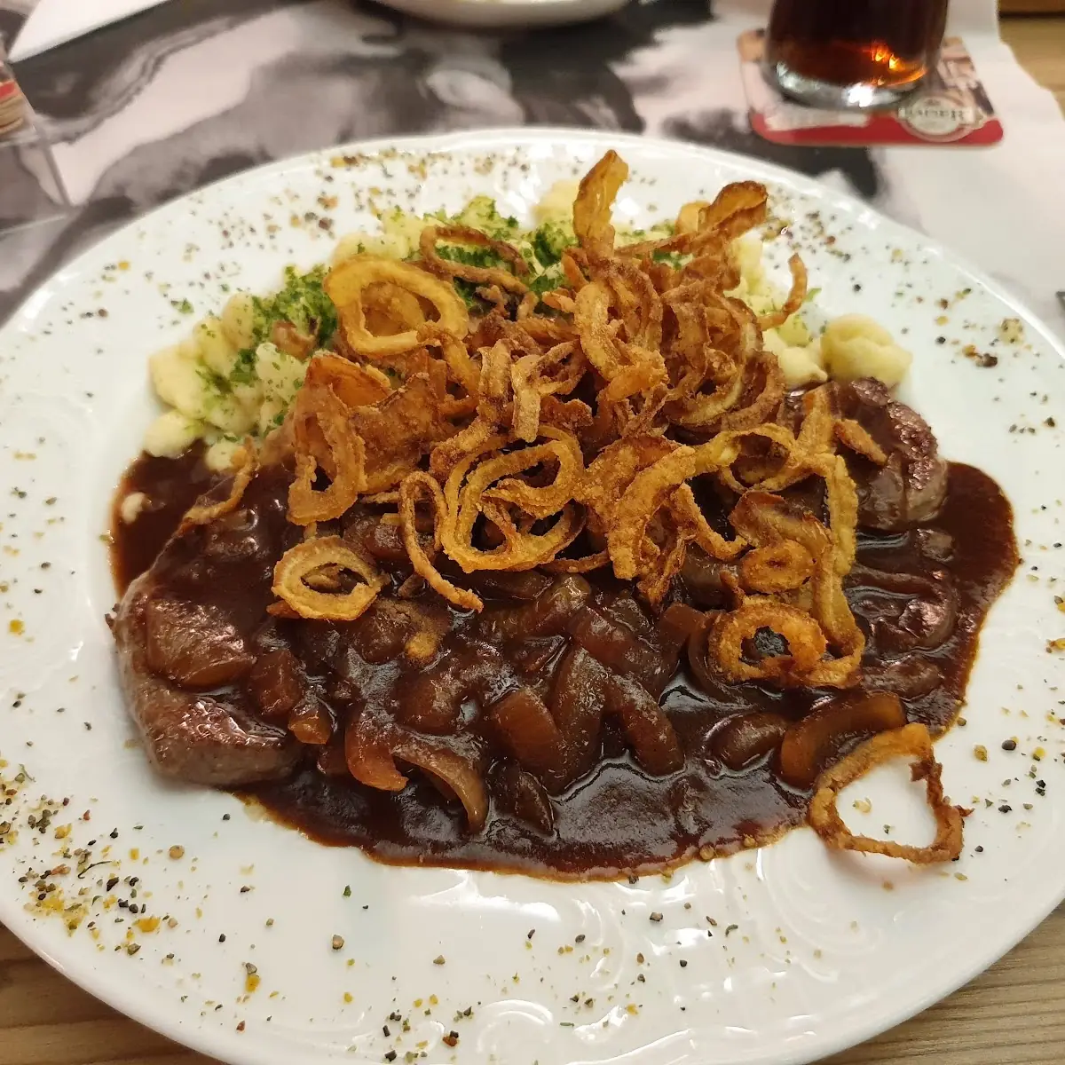 Zwiebelrostbraten