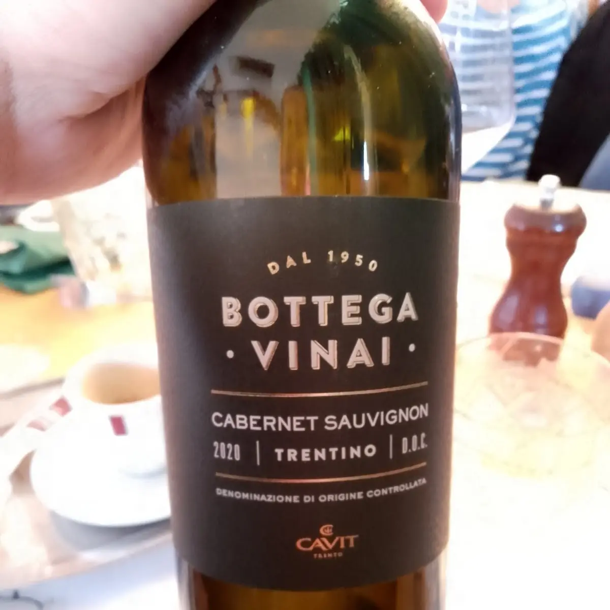 Rotwein Carbernet Saugvinon Trentino