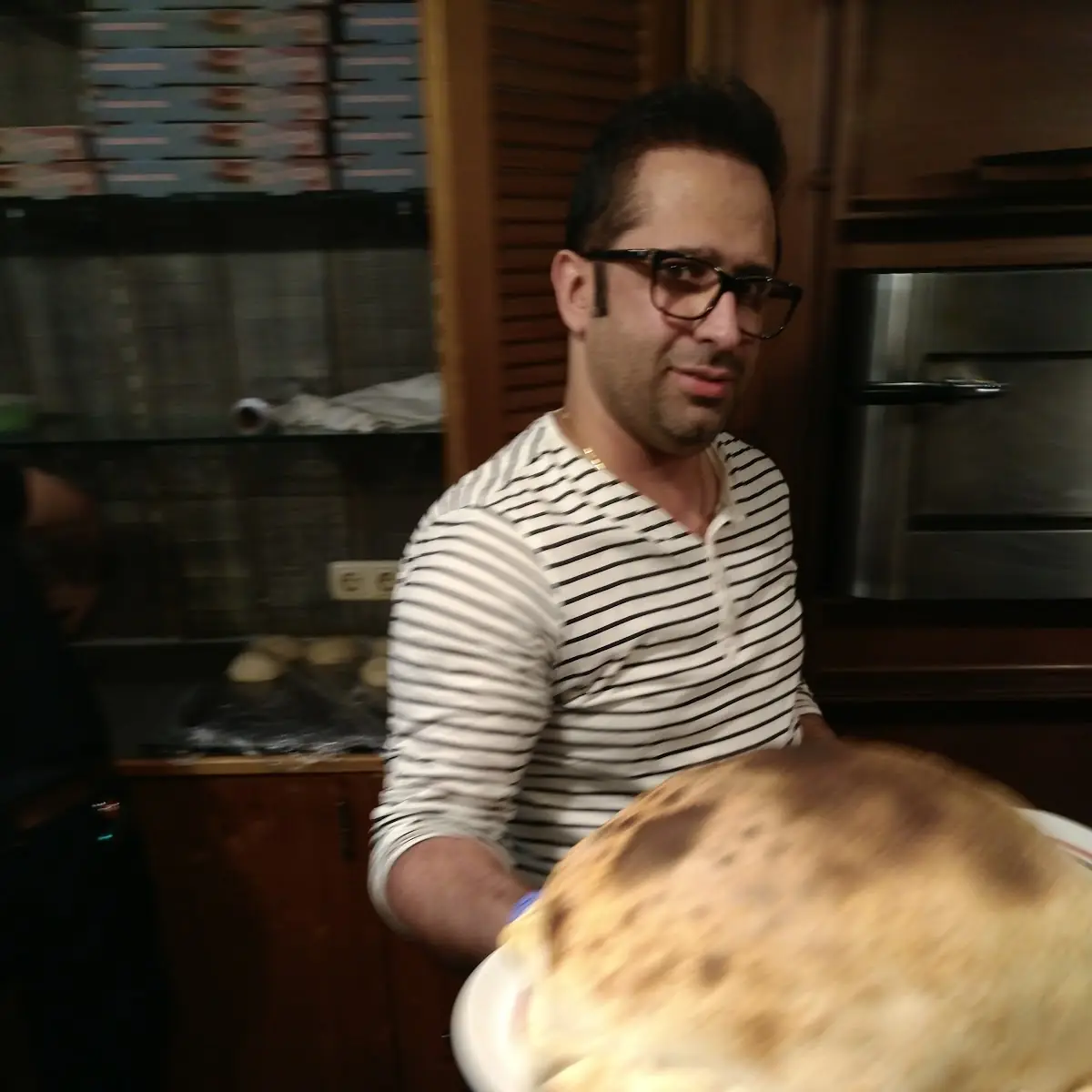 Pizza Vulkano Gerade Aus Dem Ofen