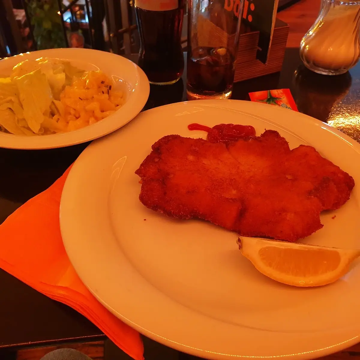 Schnitzel Mit Kartoffelsalat