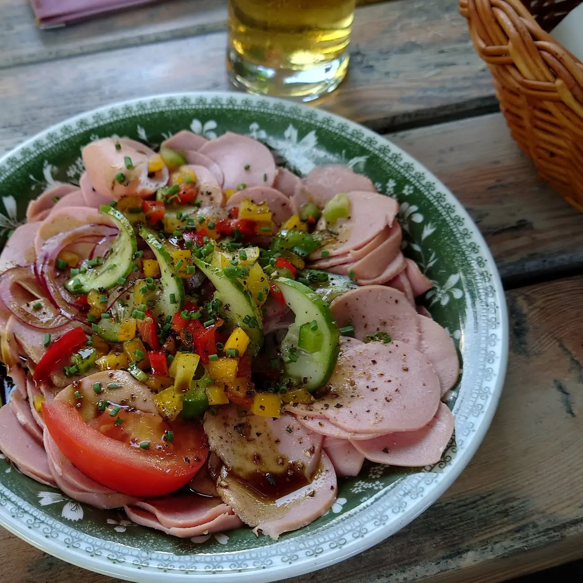 Essigwurst Mit Kernöl