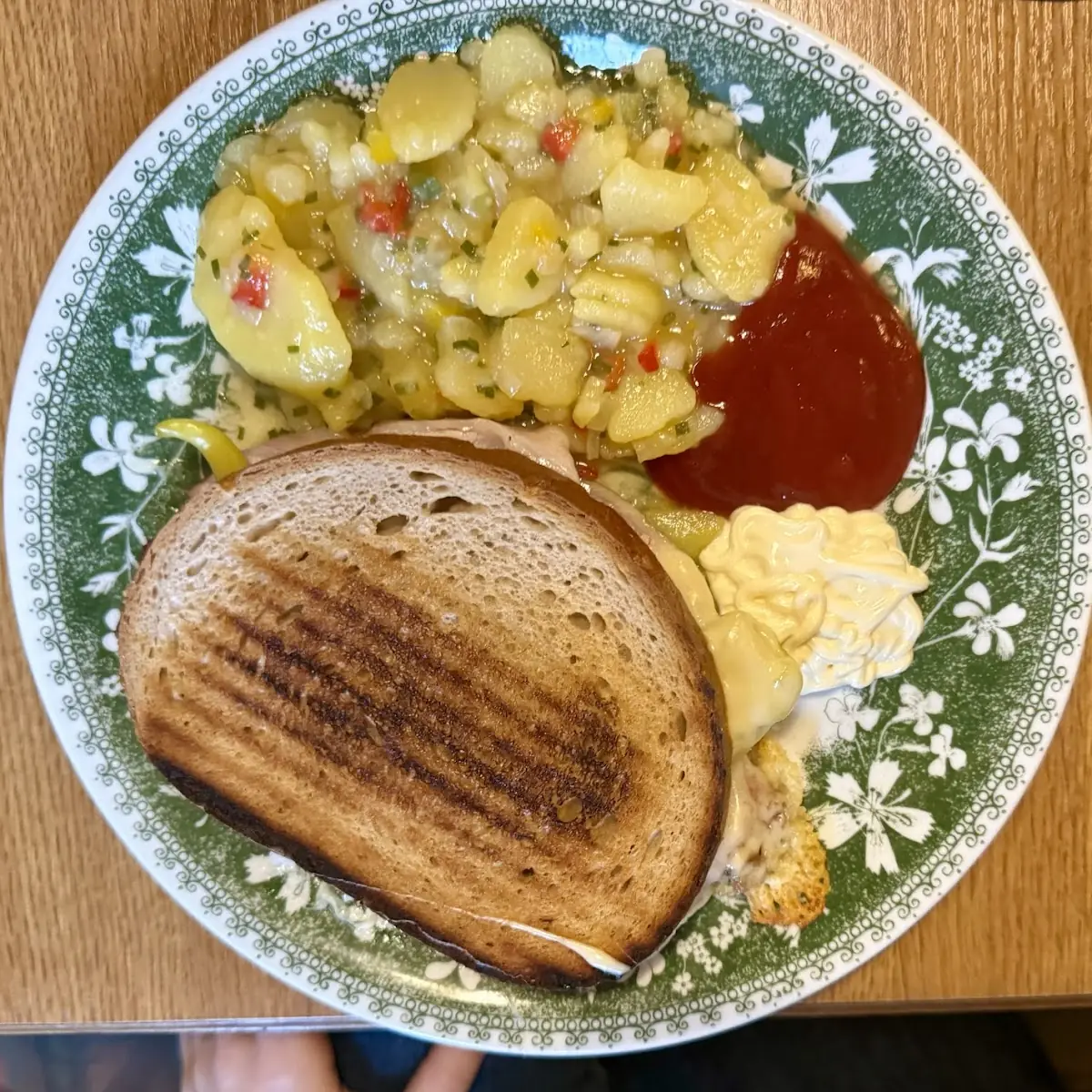 Schwarz Brot Toast
