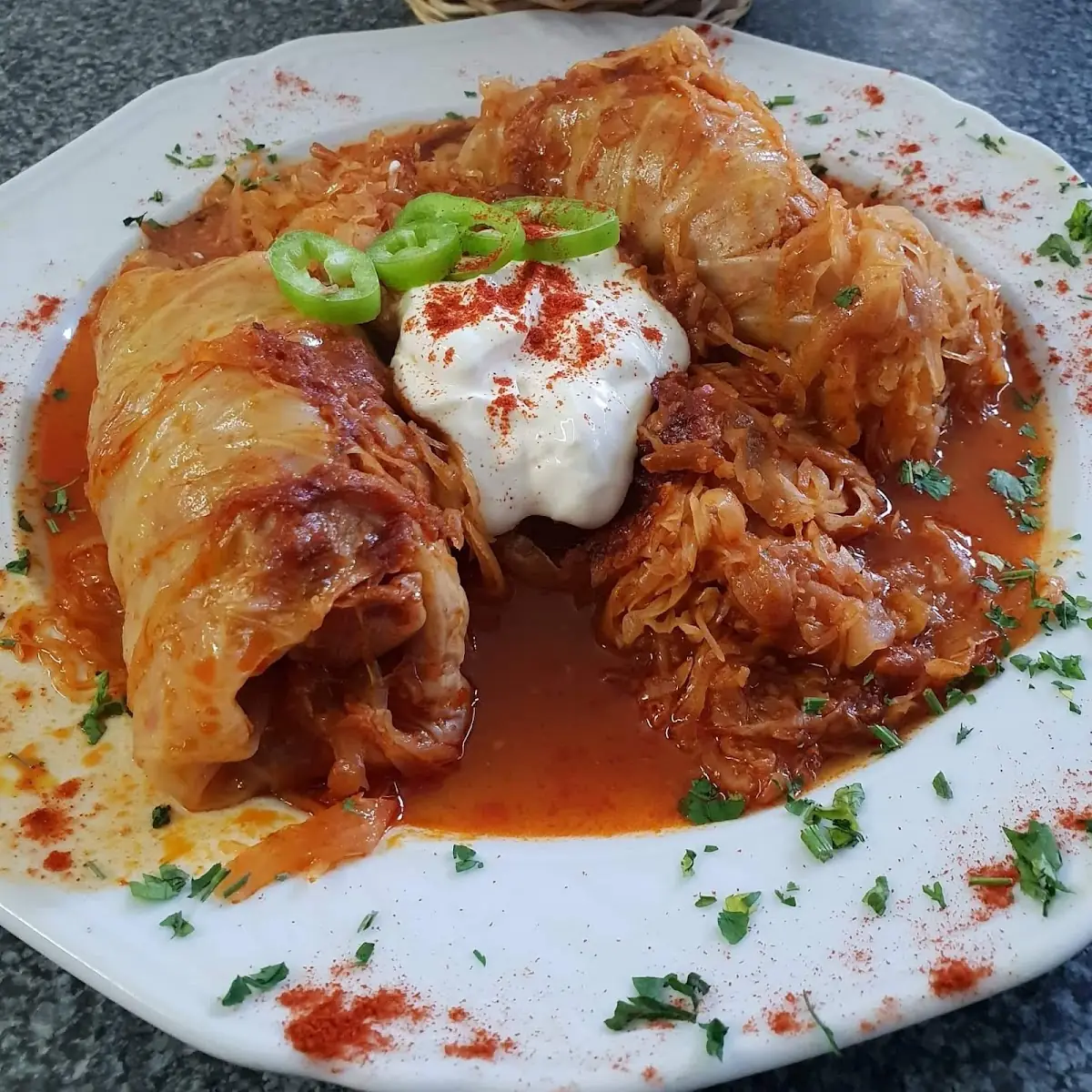 Gefülltes Kraut