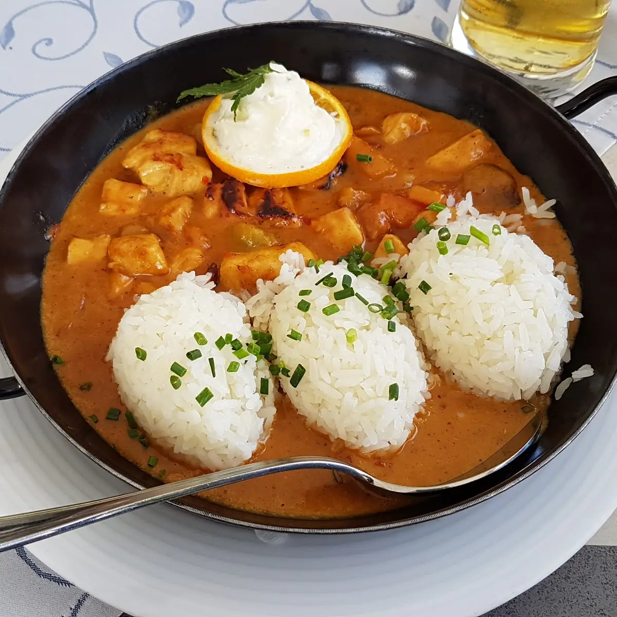 Poulet Geschnetzeltes Mit Reis