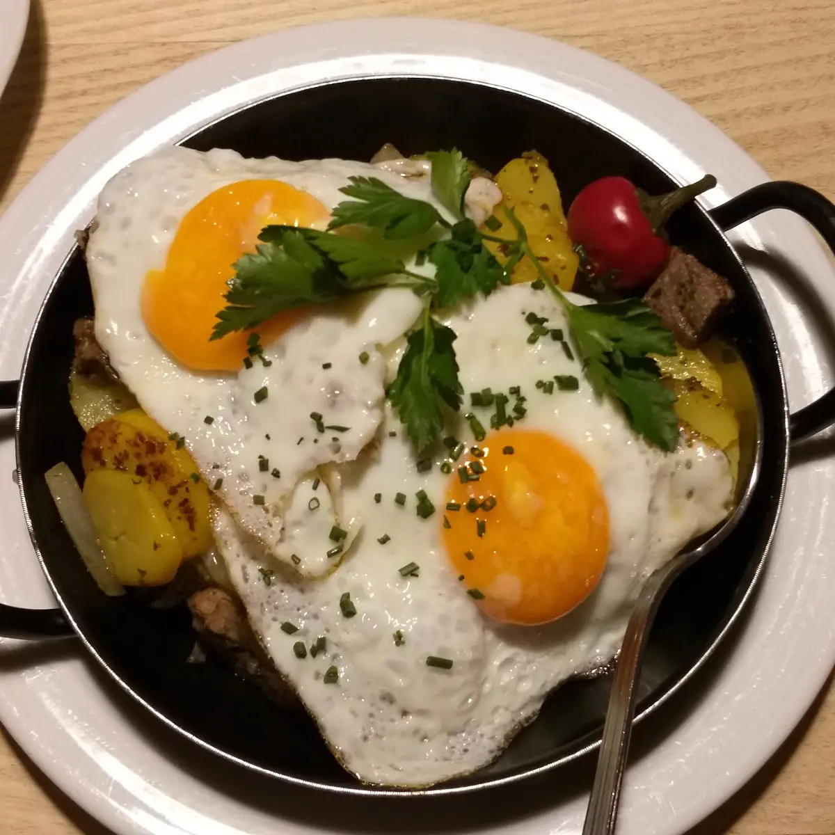 Tiroler Gröstl Mit Krautsalat
