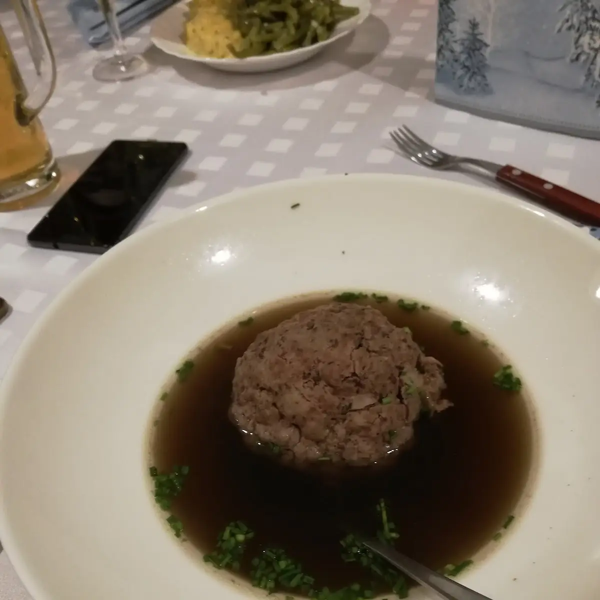 Leberknödelsuppe