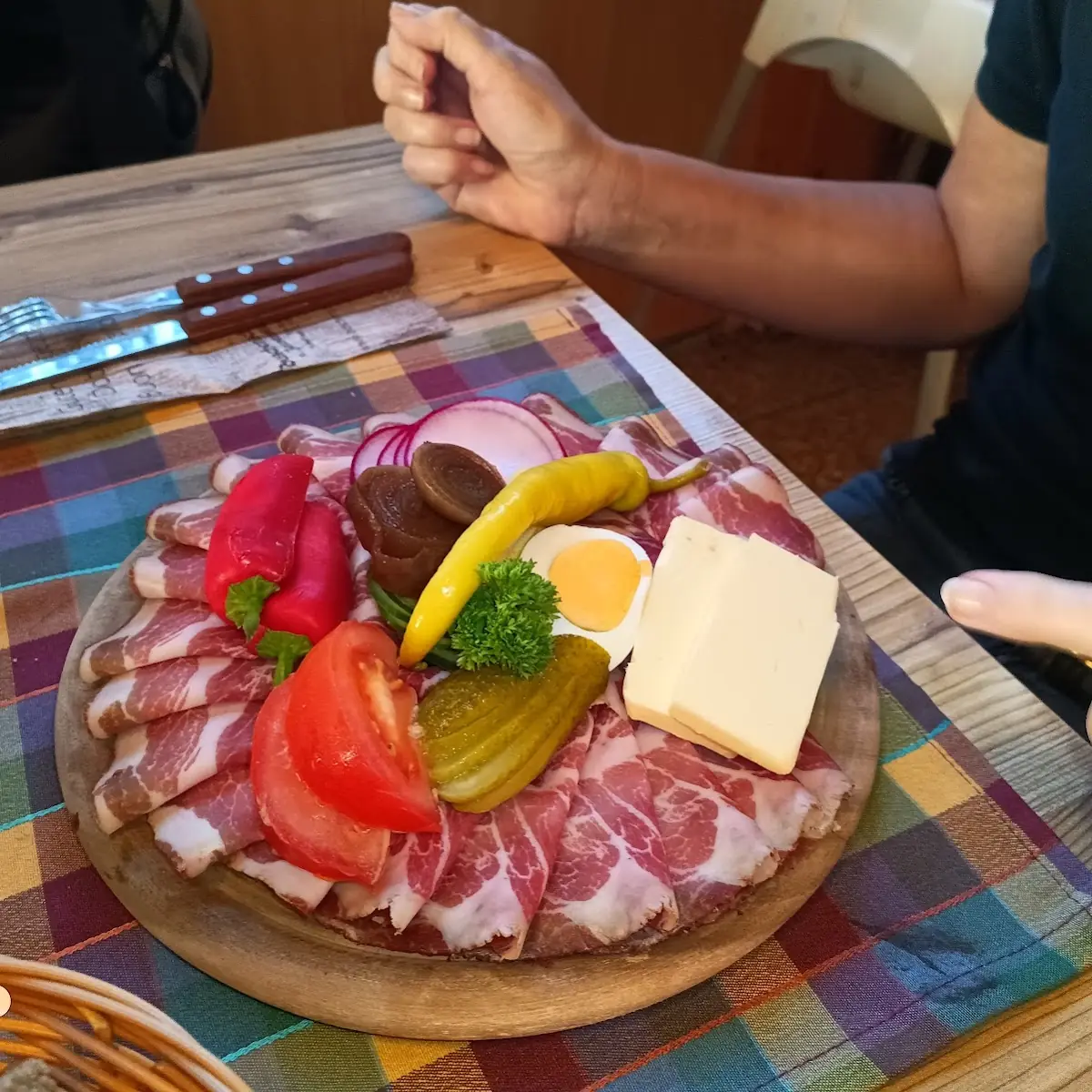 Rustikale Brettljause