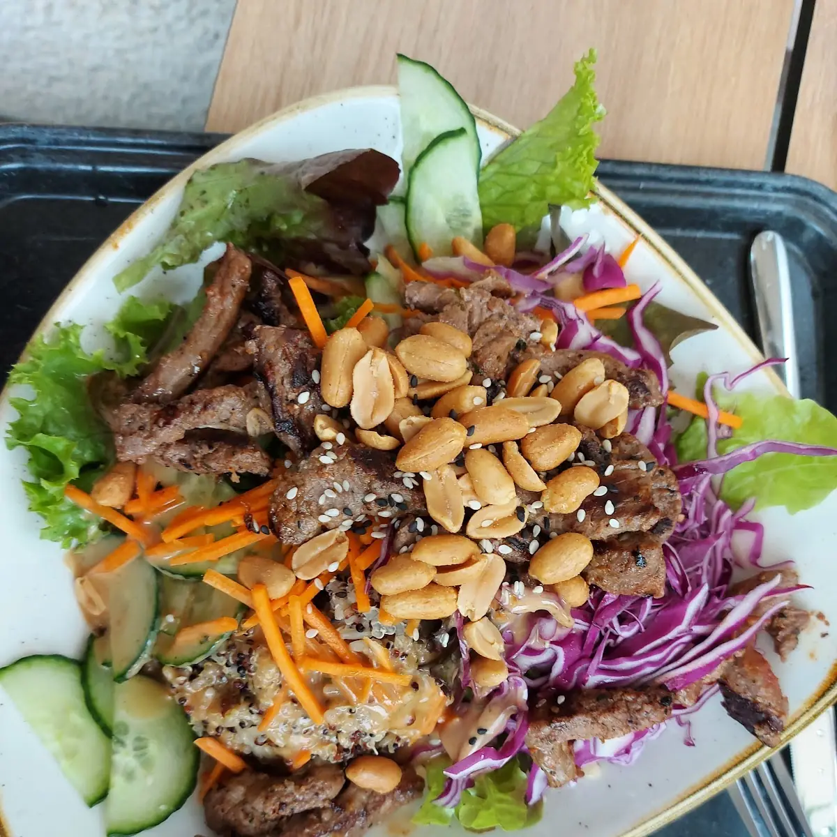 Crunchy Beef Bowl