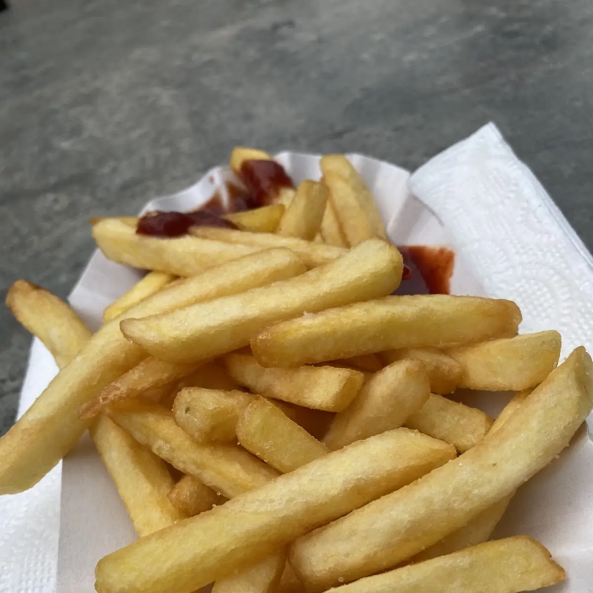 Knusprige Pommes
