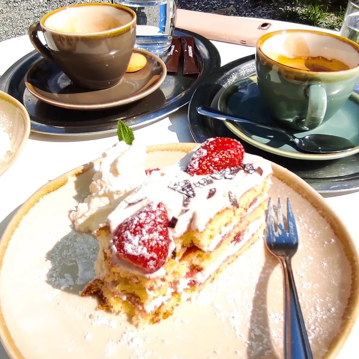 Erdbeerschnitte