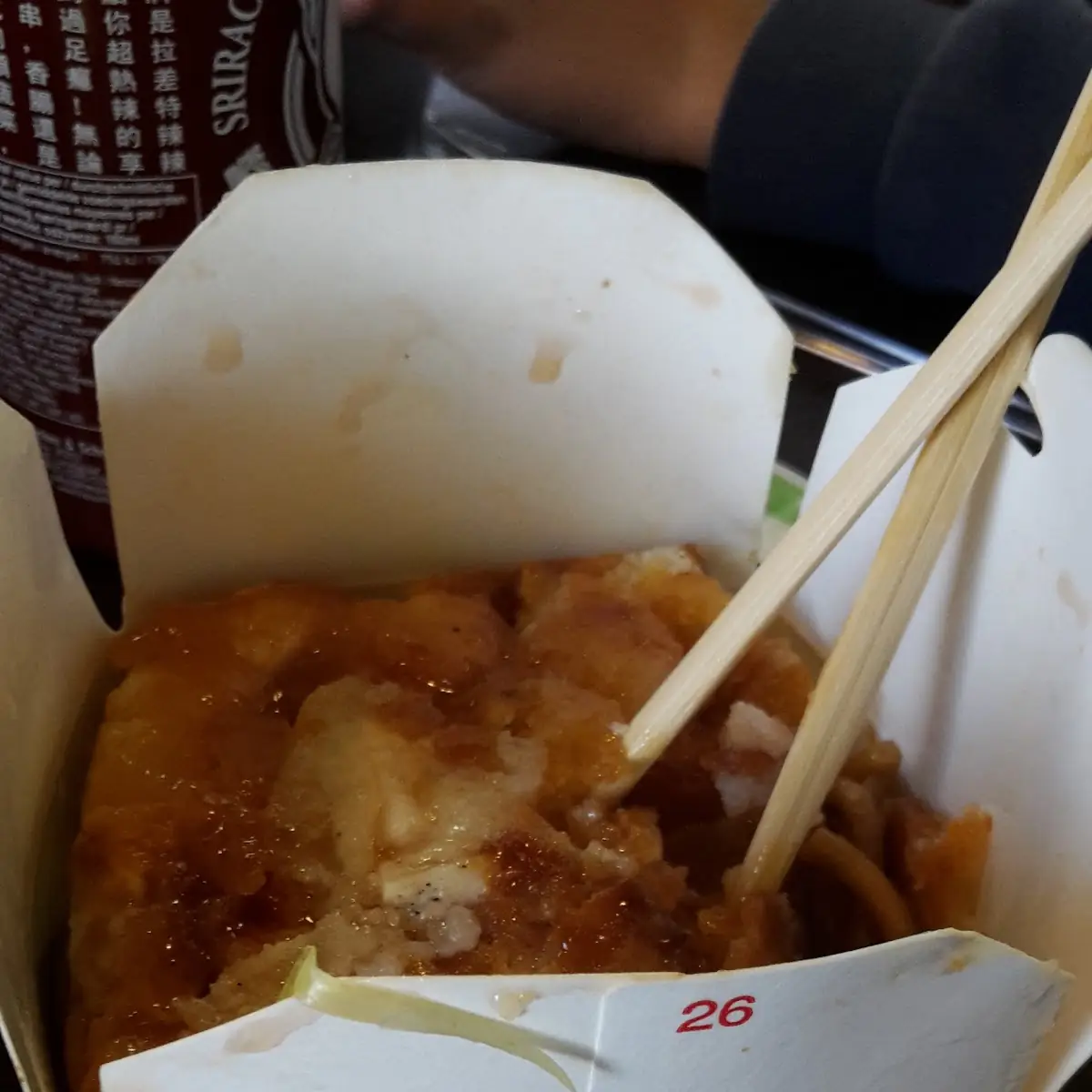 Gebratene Nudeln Mit Entenfleisch