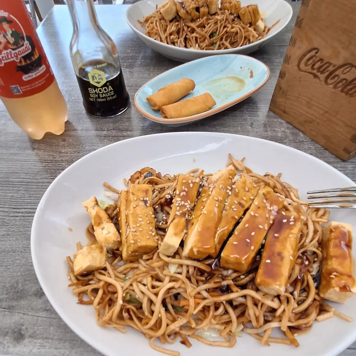 Gebratene Nudeln Mit Tofu