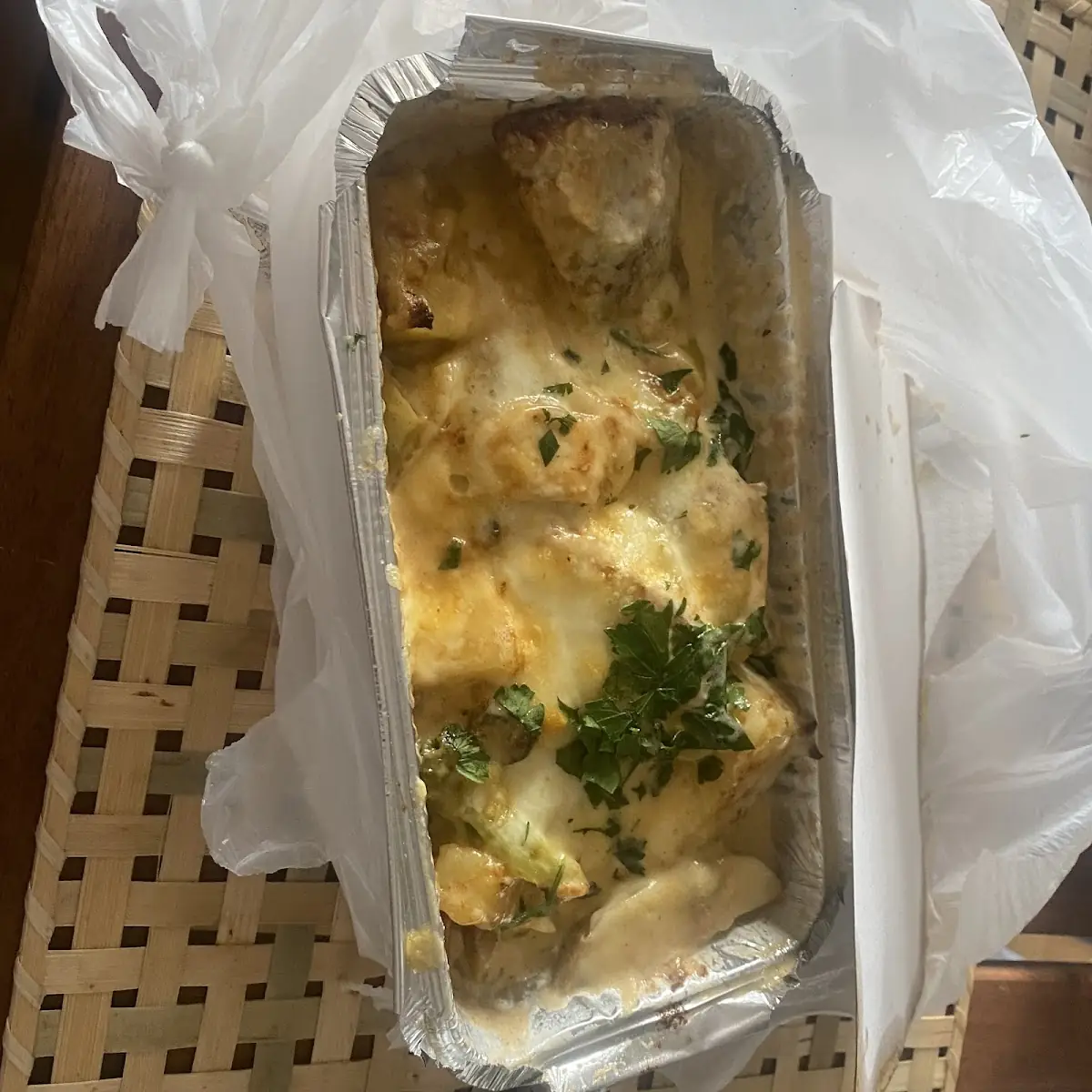 Kartoffeln Mit Gemüse Mit Käse Überbacken