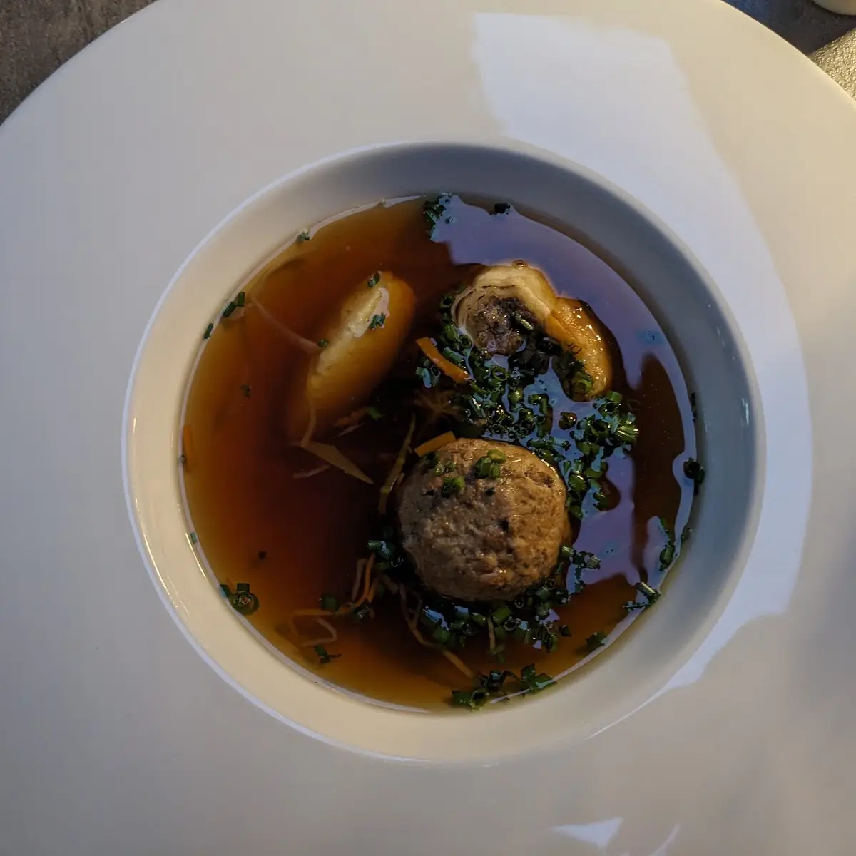 Rindsuppe Mit 3erlei Wiener Einlagen